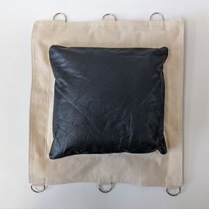 New 4 Small Leather and Canvas Punching Wall Bags